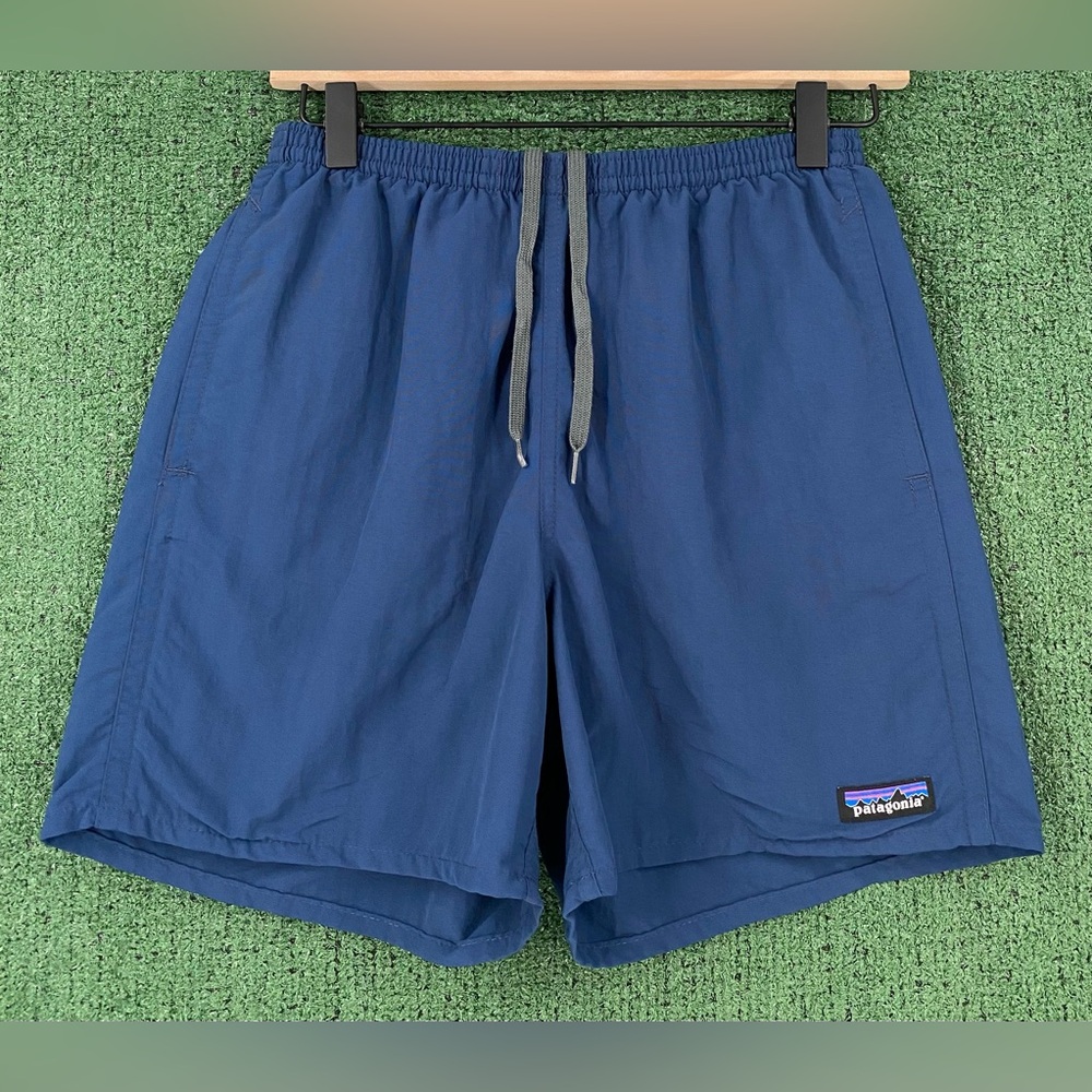 Patagonia Baggies Navy Blue Lined Shorts Men’s Size XS